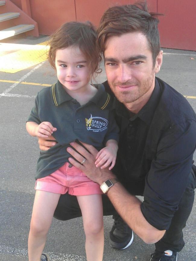 Mark – pictured with daughter Frankie – was “the most incredible dad”. Picture: supplied