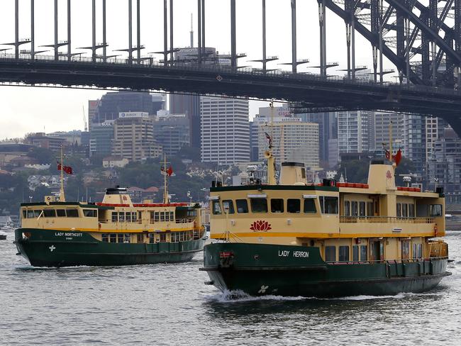 The Northcott and Herron have been regular sights on Sydney Harbour since the 1970s.