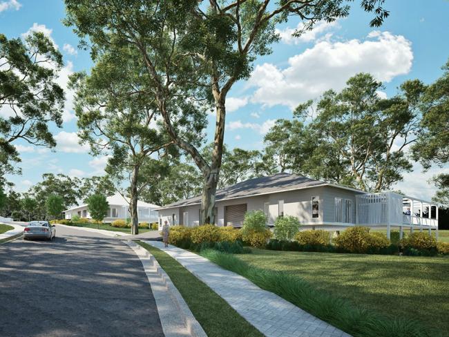 A total of 14 villas would also be provided at the Anglicare retirement village in Castle Hill.