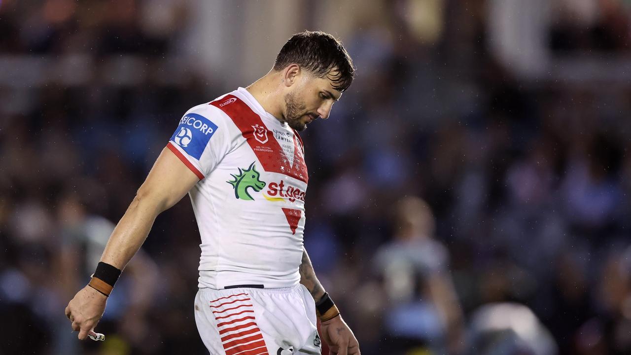 The Dragons were not happy. Photo by Matt King/Getty Images