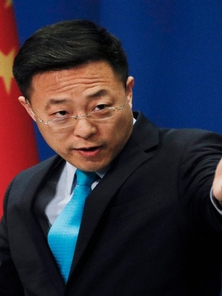 Chinese Foreign Ministry spokesman Zhao Lijian has accused Australia of "double standards" over the Prime Minister's new TikTok account. Picture: AP Photo/Andy Wong
