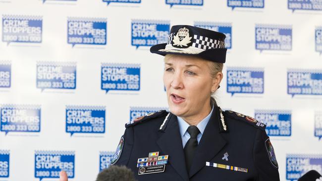 Queensland Police Commissioner Katarina Carroll said some areas had been improved following the quarantine review. Picture: Kevin Farmer