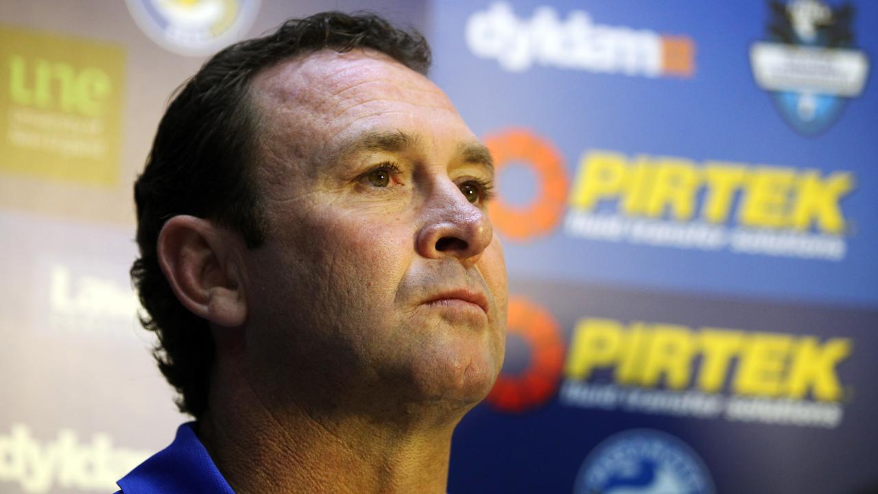 Parramatta Eels announce Ricky Stuart as their new senior coach for the next 3 years at a press conference at Parramatta Stadium.
