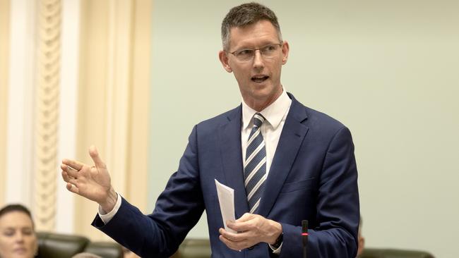 Transport Minister Mark Bailey welcomes the Albanese government budget promise. Picture: Sarah Marshall