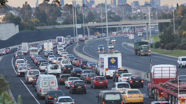 Speed limits on the Tullamarine Freeway have been capped during roadworks.