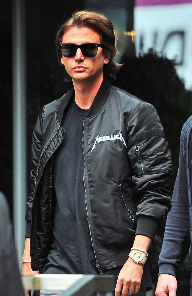 Kim Kardashian's best friend Jonathan Cheban leaves her apartment in NYC after comforting her. Picture: Splash Online