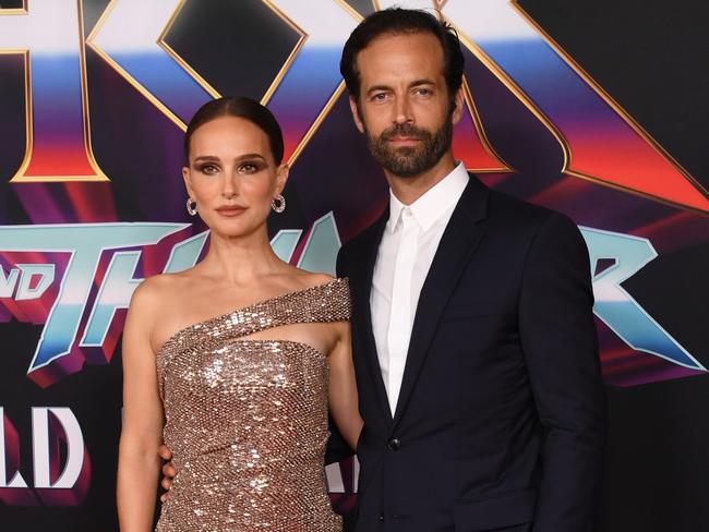 The couple lived in Sydney for several months while Portman was filming Marvel’s Thor: Love and Thunder. Picture: Jon Kopaloff/Getty Images