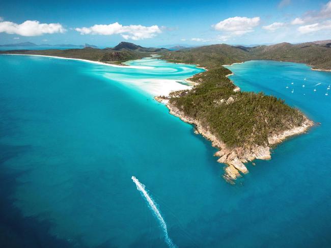 ESCAPE: Whitehaven Beach and Hill Inlet. Picture: Hamilton Island Tourism