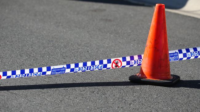 The crash happened on Nerowie Rd between Parwan South Rd and Bucklers Rd about 10.10am on Sunday. Picture: Gaye Gerard