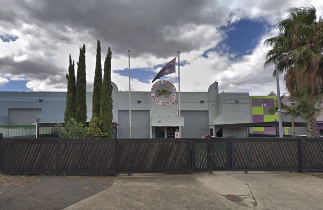 The Hells Angels' East County chapter clubhouse in Campbellfield.