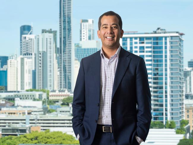 TechnologyOne CEO Ed Chung saw a rise in office work from employees following a push to providing fitness access. Picture: Supplied.