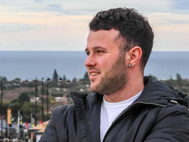 ADV FEATURES Better Housing SA DPS Caleb Bifulco - 0432 091 829 looking over land at Seaview Heights.26yo still living at home - been saving for a property since the age of 15. Hoping abolishment of stamp duty will help.Image / Russell Millard