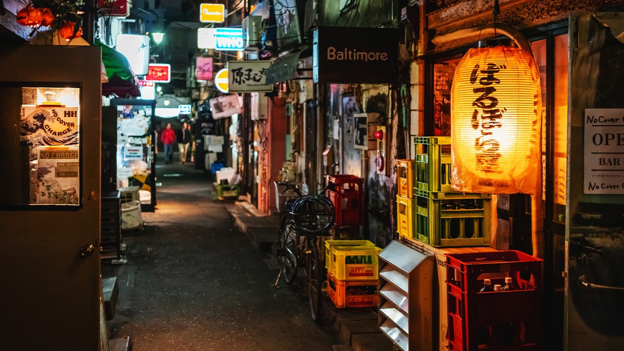 <h2>Best drinking</h2><p>The Golden Gai is a warren of tiny drinking establishments in a maze of alleyways in the Kabukicho section of Shinjuku. Most places sit only six to 10 people, and whether it&rsquo;s Deathmatch in Hell (a death metal bar where all the drinks cost 666 yen) or Albatross G (chandeliers, disco balls, stuffed deer head) you&rsquo;ll find something to suit your taste.</p>