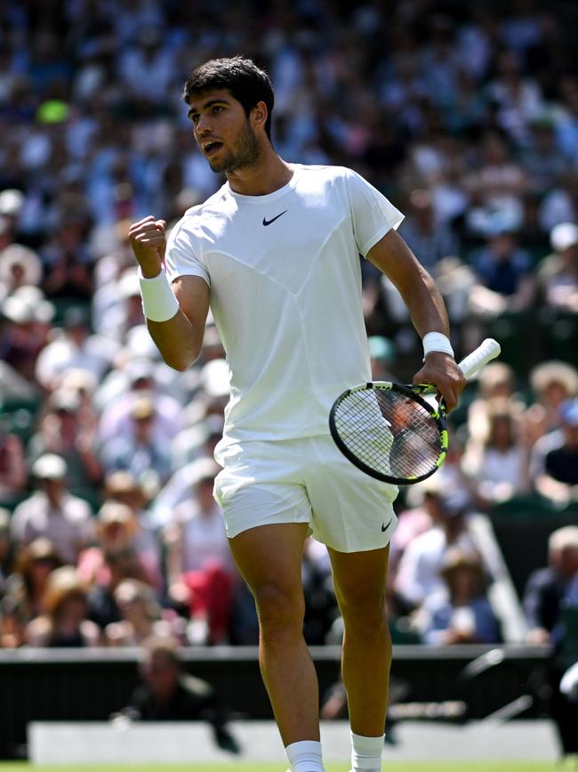 Alcaraz is out to reign supreme. (Photo by Shaun Botterill/Getty Images)