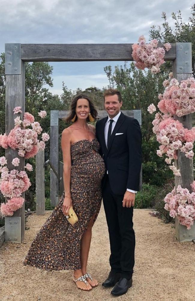 Laura and Ben Laughlin were married in 2016 and now have three children. Picture: Instagram / Laura Laughlin