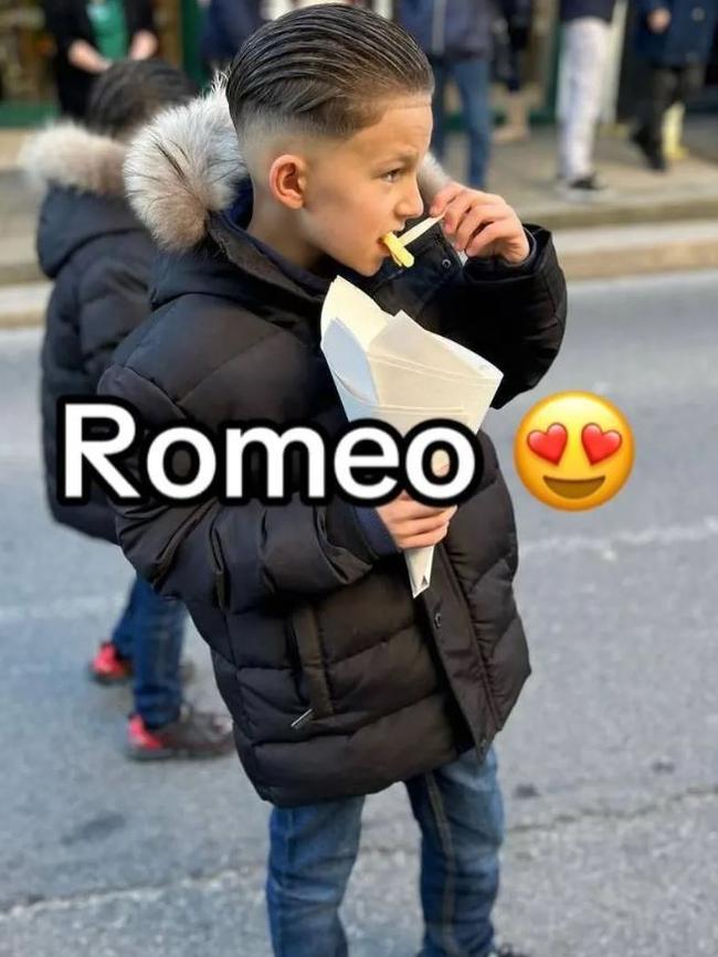 Her first is called Romeo. Picture: TikTok/ManyVioletSmith