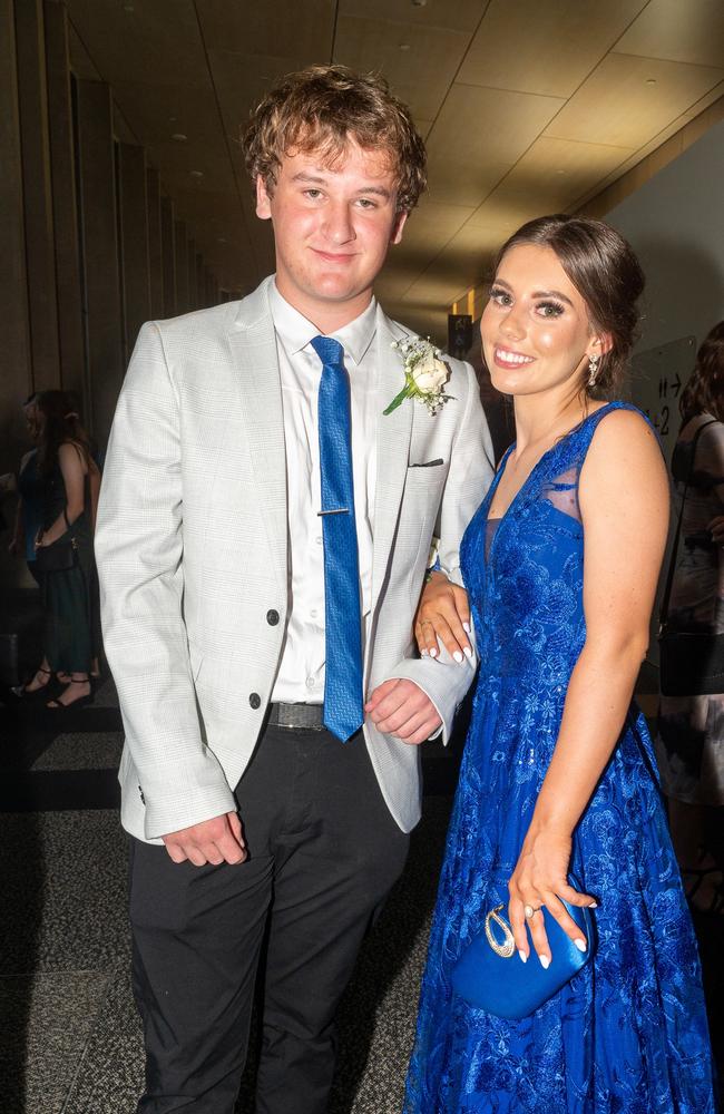 Tom Kelly and Sophie Mattsson at Mackay Christian College Graduation dinner, Thursday 16 November 2023 Picture:Michaela Harlow