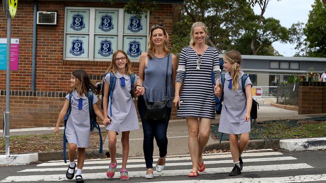 Motorists were also caught speeding through 40 km/h school zones outside Seaforth Public School. Picture: Toby Zerna