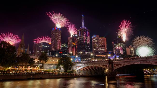 The city of Melbourne told the Herald Sun they had budgeted $4.9 million for their celebrations which include a fireworks and laser lights show, live music, food trucks, and “glittery projections”.