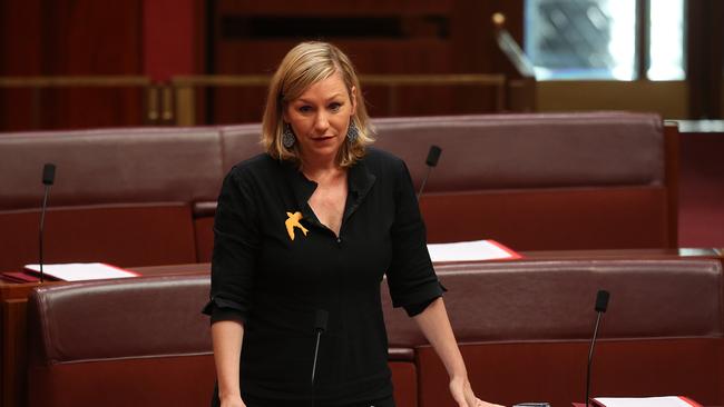 Greens Senator Larissa Waters says there is a “very real possibility” Labor will have to pass judgment on Adani’s groundwater management plan. Picture Kym Smith