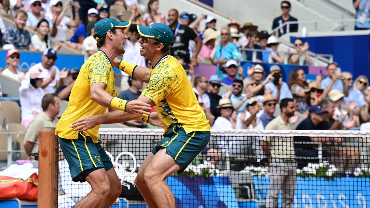 That winning feeling! (Photo by Miguel MEDINA / AFP)