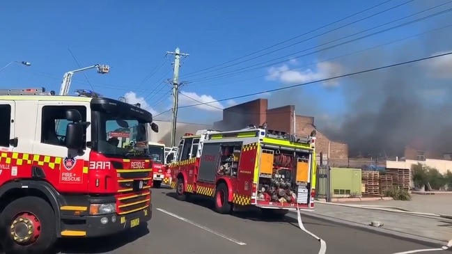 RAW: Factory fire, Fairfield East | news.com.au — Australia’s leading ...