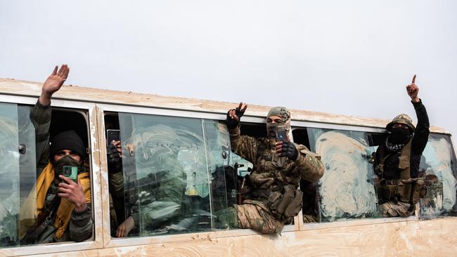 Anti-regime armed groups seize central Hama, Syria on December 07, 2024. Picture: Getty