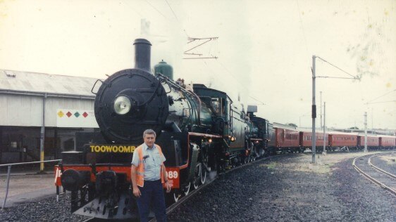 Steam locomotive BB1814 No 1089 photographed at Mayne in April 2002. Picture: Supplied