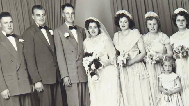 Mrs Gram on her wedding day in 1952. Picture: supplied