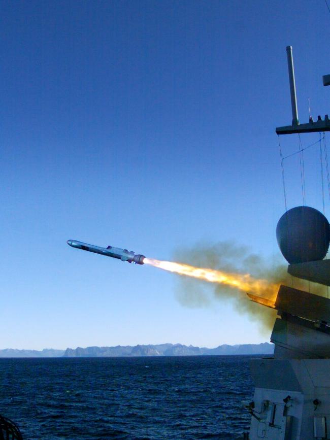 Geelong-based manufacturer Marand has won a contract to build launch ramps for strike missiles, pictured.