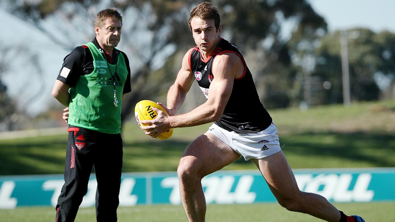 Essendon training at Tullamarine.