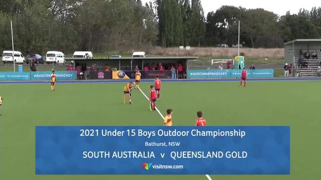 REPLAY: National U15's Boys Hockey Championships - SA vs QLD Gold