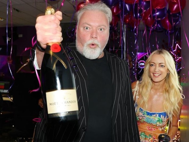 KIIS FM radio hosts Kyle Sandilands and Jackie 'O' Henderson.