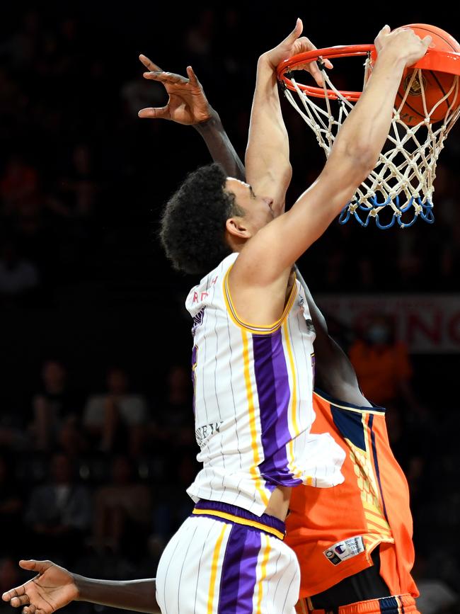 Jaylin Galloway of the Kings. (Photo by Albert Perez/Getty Images)