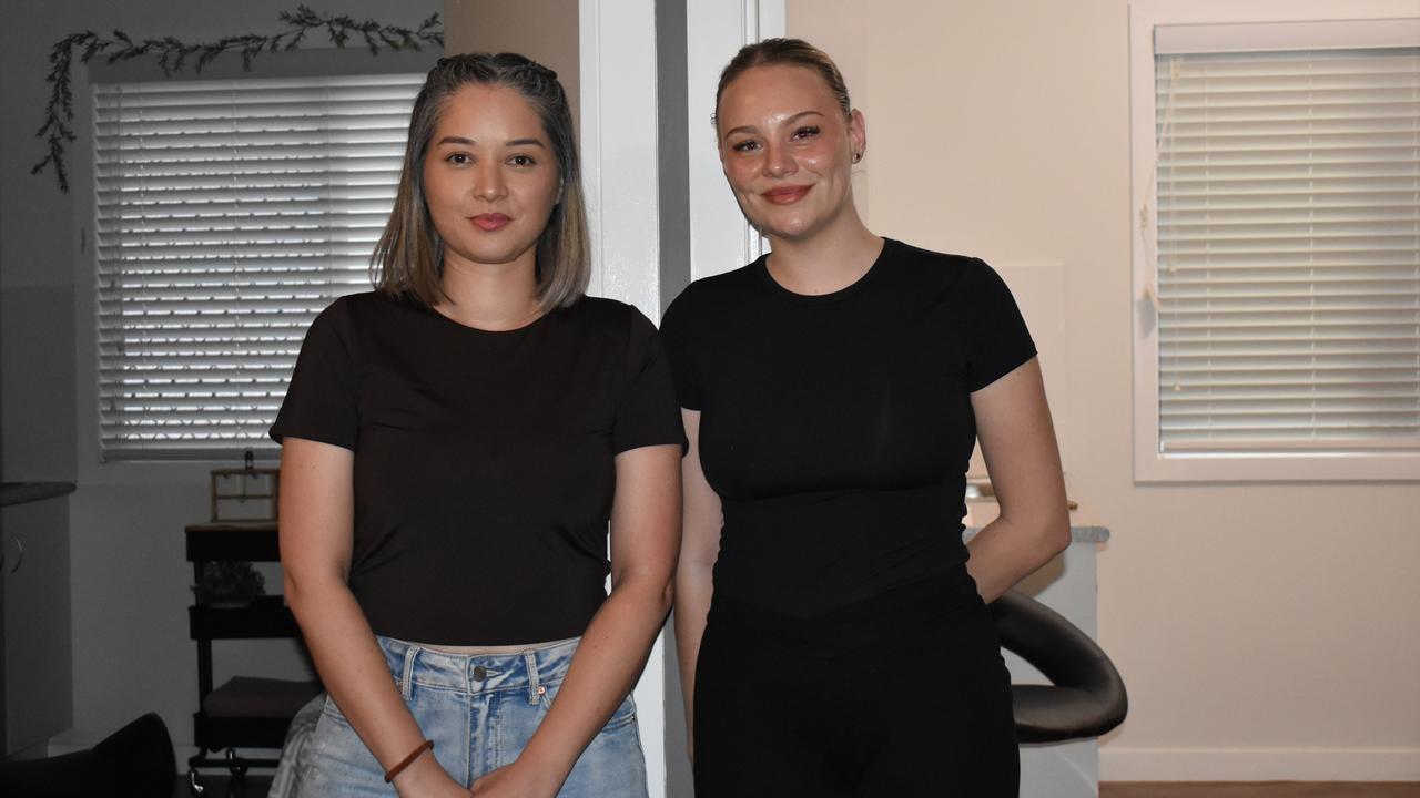 Rockhampton beautician Friday McMullen opened her new studio at 13 Murray St where she will be working right next door to her good friend and fellow beautician Hazel Poundes.