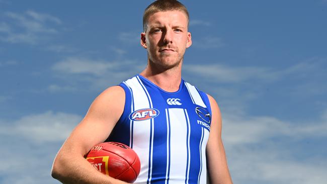 Aidan Corr will play in Round 1 for new club North Melbourne. Picture: Quinn Rooney/Getty Images