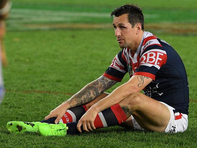 Mitchell Pearce after the Roosters’ loss.