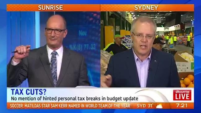 Kochie quizzes Scott Morrison over possible personal tax cuts