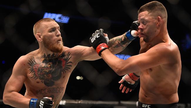 McGregor’s majority decision win in his rematch against Nate Diaz was arguably the most important to restore his standing. Picture: Zuffa LLC via Getty Images