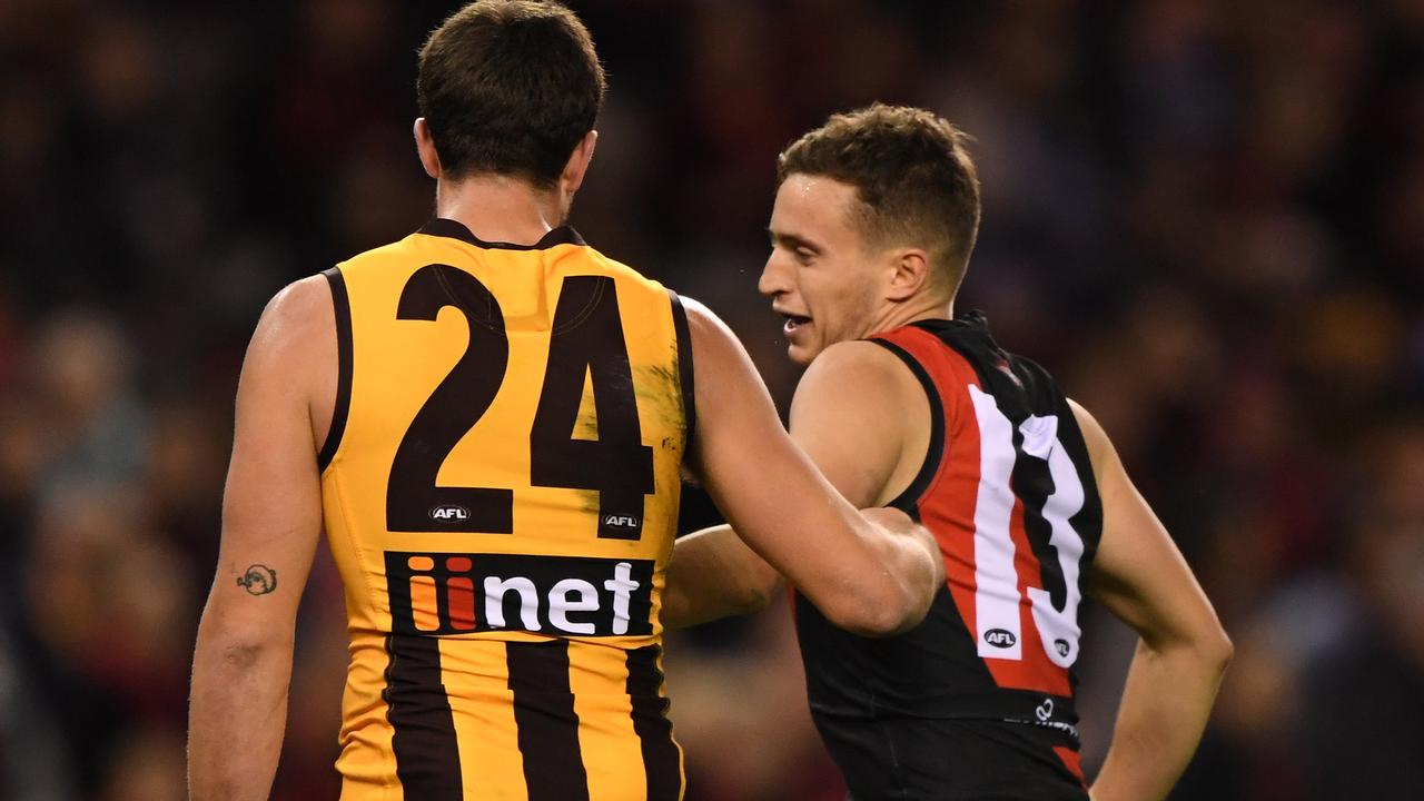 AFL 2019: Hawthorn skipper Ben Stratton banned for pinching Orazio ...