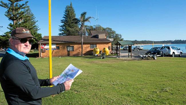 "WRONG” PLAN: Woolgoolga resident Rob Burgess is not happy with changes to Woolgoolga Surf Club development plans. Picture: Trevor Veale