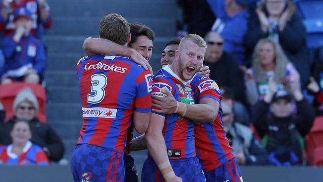 Barnett explains much of the Knights. Photo by Ashley Feder/Getty Images.