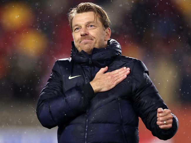 Matildas coach Tony Gustavsson. Picture: Ryan Pierse/Getty Images