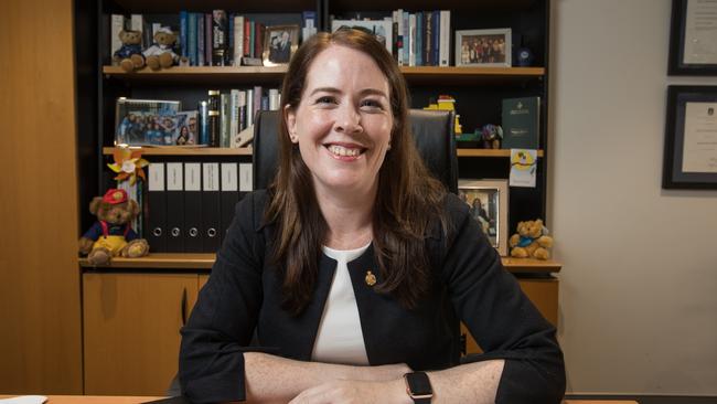 North Shore MP Felicity Wilson in her Neutral Bay office. Picture: AAP Image/Julian Andrews