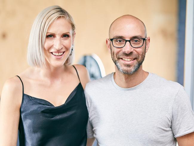 Renece Brewster and Daniel Goldstein, the owners of Visual Domain which is Australia's largest full service video production company. Source: Supplied.