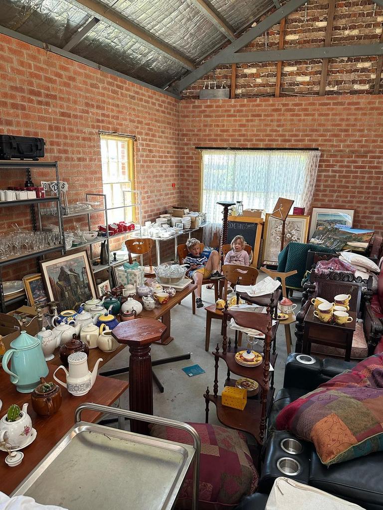 She said she will be hosting a “massive” garage sale with items from the hotel’s shed. Picture: Instagram.