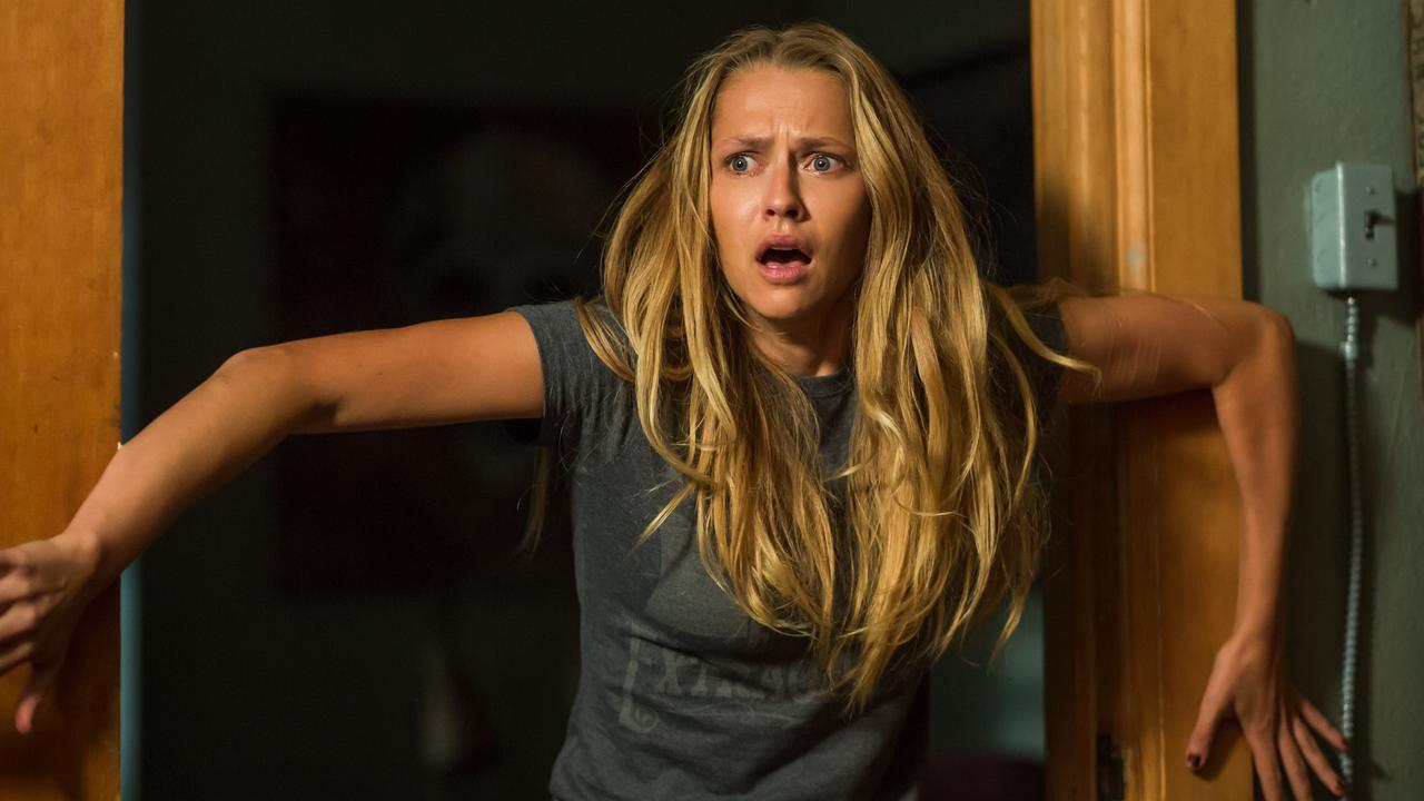 TERESA PALMER as Rebecca in a scene from New Line Cinema's horror film "LIGHTS OUT," a Warner Bros. Pictures release.