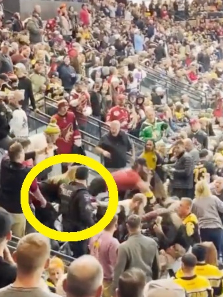 CAUGHT ON CAMERA: Fight breaks out in stands at Jets game