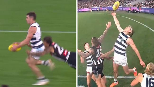 Controversy erupted late in the game.
