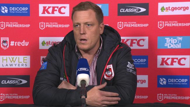 Dragons coach Ryan Carr was fuming at two decisions.
